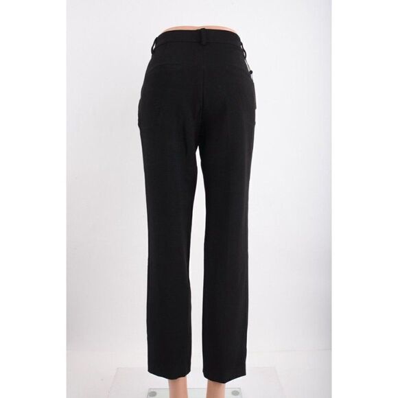 Massimo Dutti Women Pants Skinny Trousers EU 40 US 8 Black Slim Fit 5001/521 NWT - Picture 4 of 8